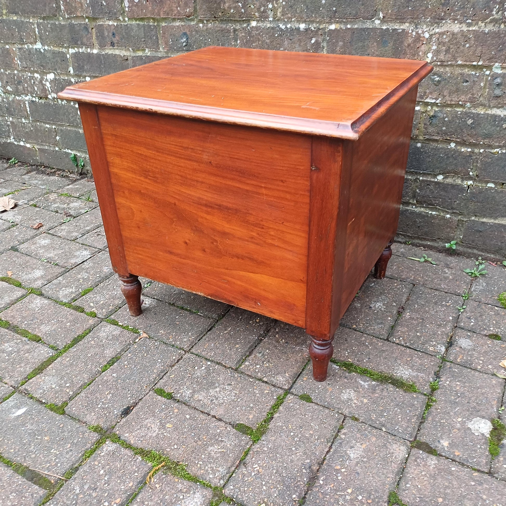 Classic Indoor Planted Victorian Mahogany Commode Quirky Decor!