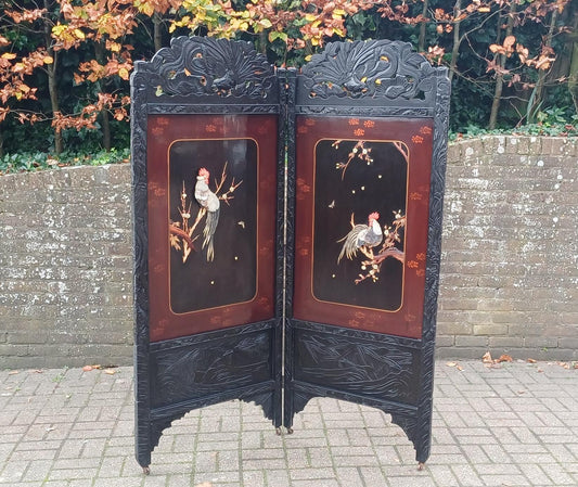 Japanese Shiyabama Dressing or Vanity Screen. Very large oriental room divider. Late 1800s
