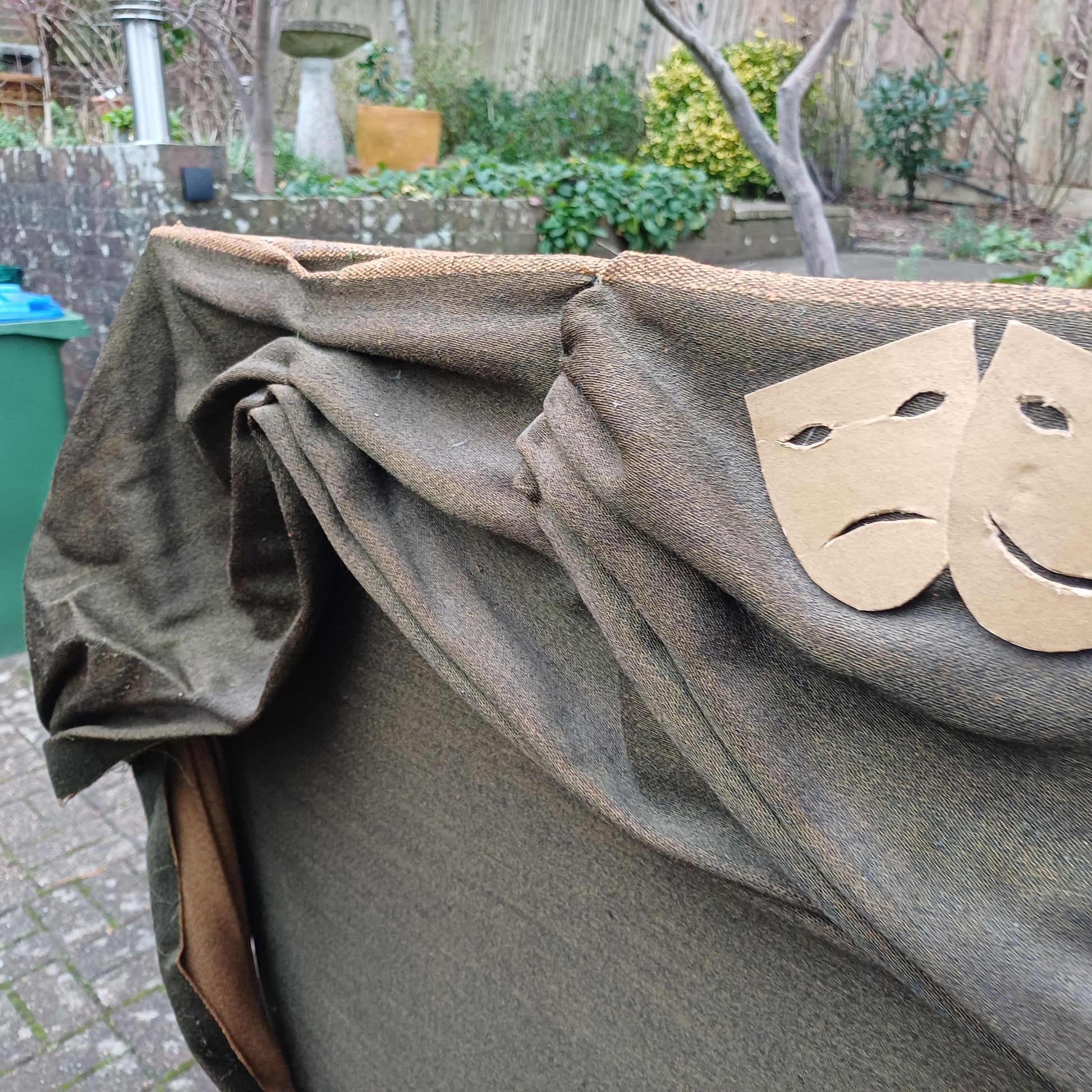 Fantastic Rare and Quirky Large Vintage Folding Puppet Stage 1960s FREE HAND Delivery