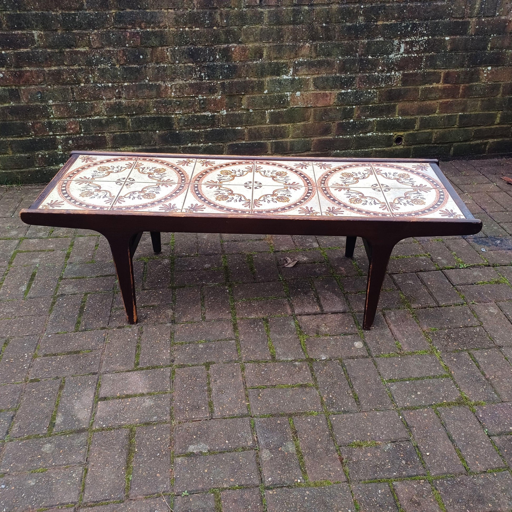 Classic 70s Vintage Retro Mid Century Tile Top Coffee Table FREE,HAND Delivery