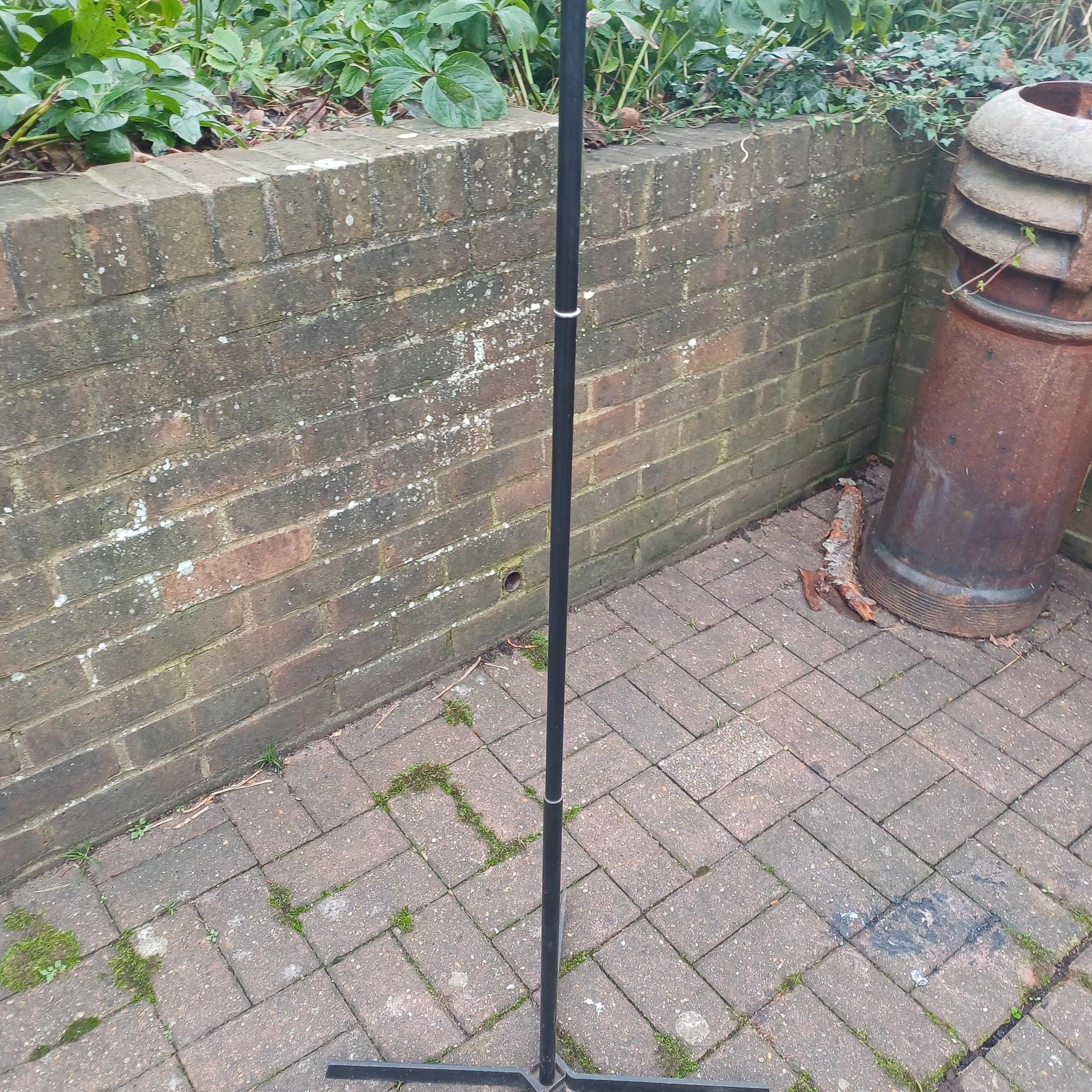 Classic Vintage Retro 1950s Iron and Metal Coat Hooks Stand Black and Yellow Atomic Style Hooks FREE HAND Delivery
