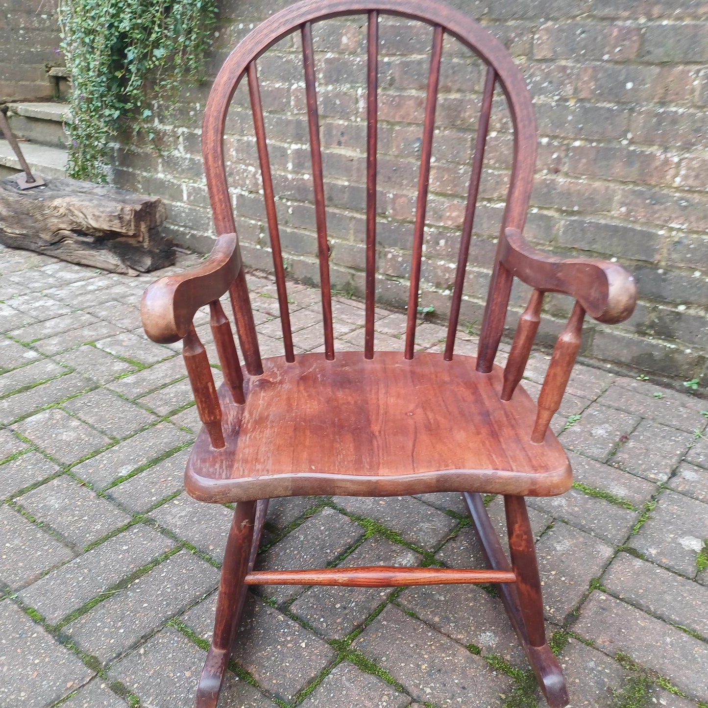Vintage 70s or 80s Child Rocking Chair Nursery Decoration