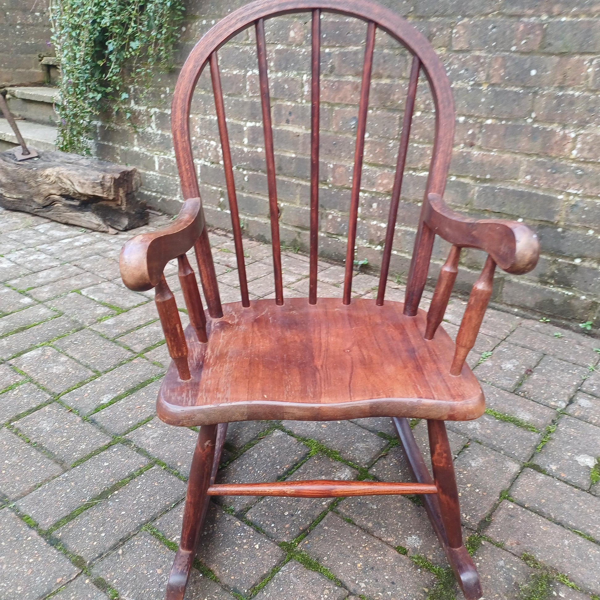 Vintage 70s or 80s Child Rocking Chair Nursery Decoration