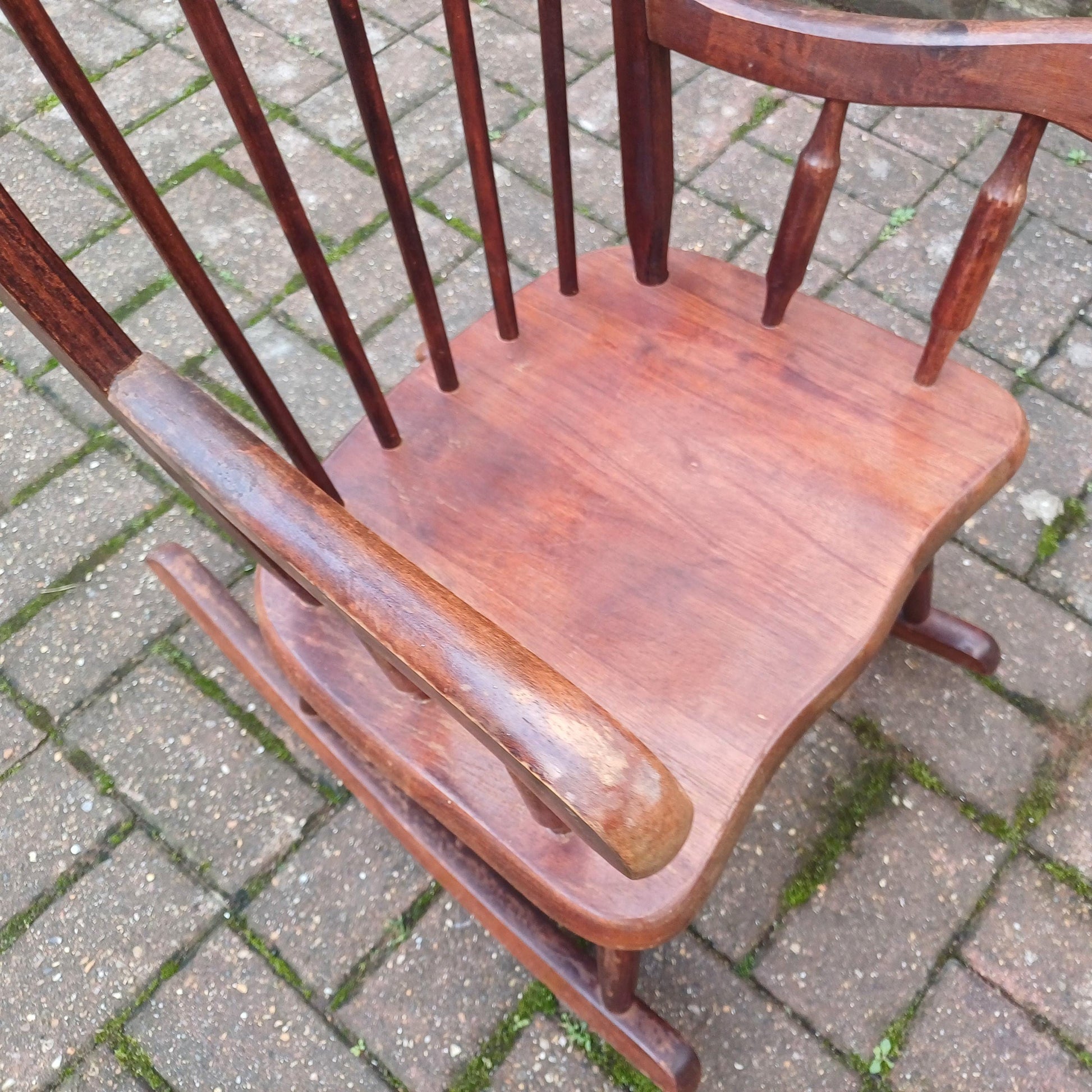 Vintage 70s or 80s Child Rocking Chair Nursery Decoration