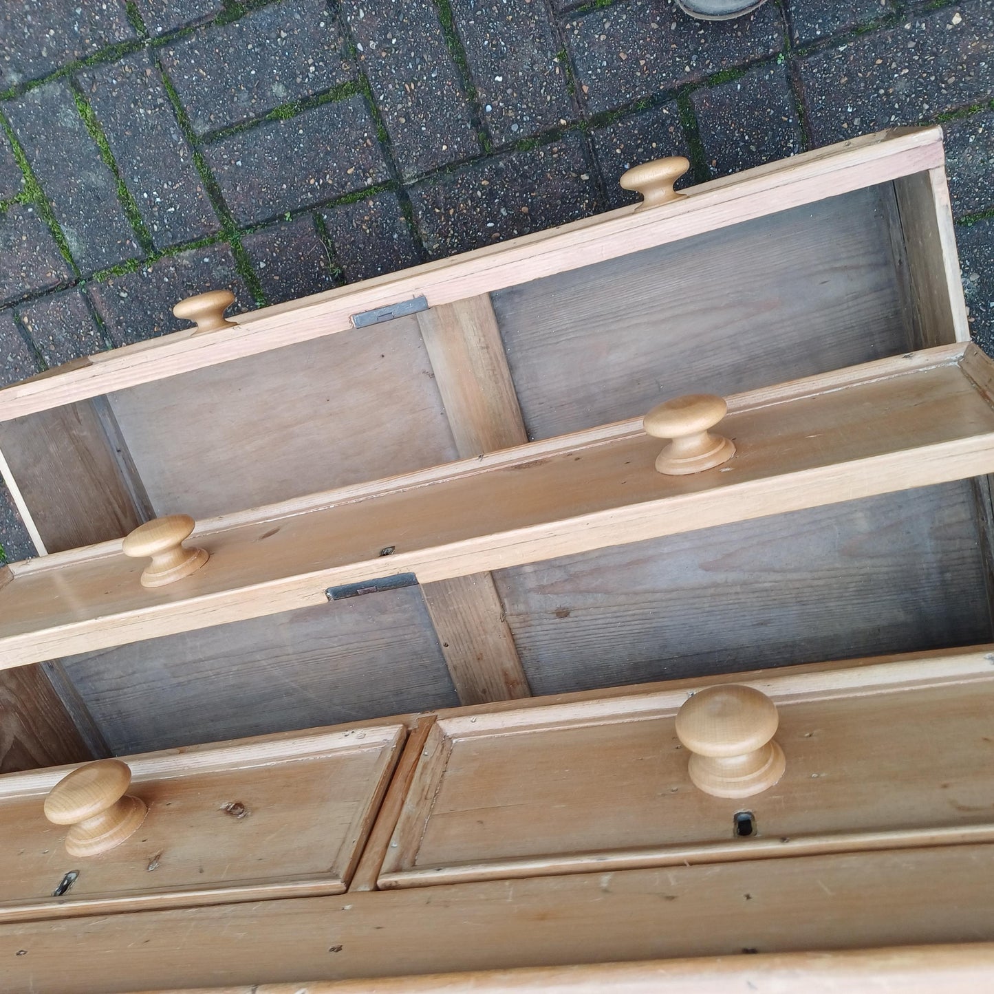 An Outstanding Victorian Stripped Pine Chest of Drawers Dressing Table Adjustable Mirror Tough Finish FREE HAND Delivery