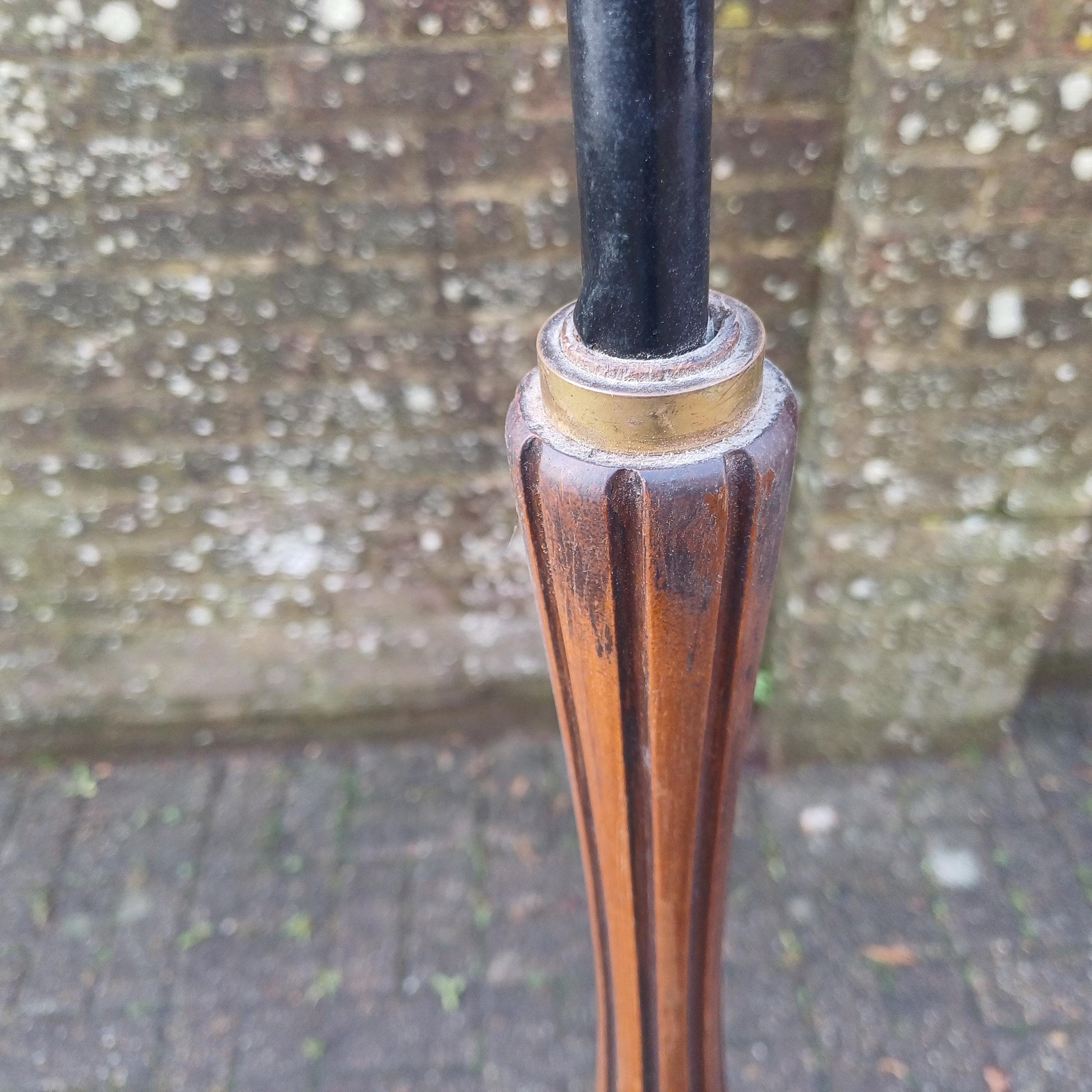 Classic Retro 1950s Teak and Metal Standard Lamp – Vintage Mid Century Chic FREE HAND Delivery