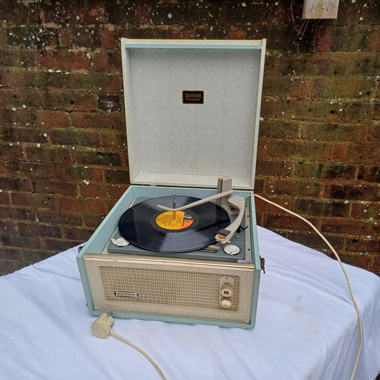Retro Mid-Century Record Player – Retro Chic with Atomic Leg Plates Monarch 'The Dansette Bermuda'