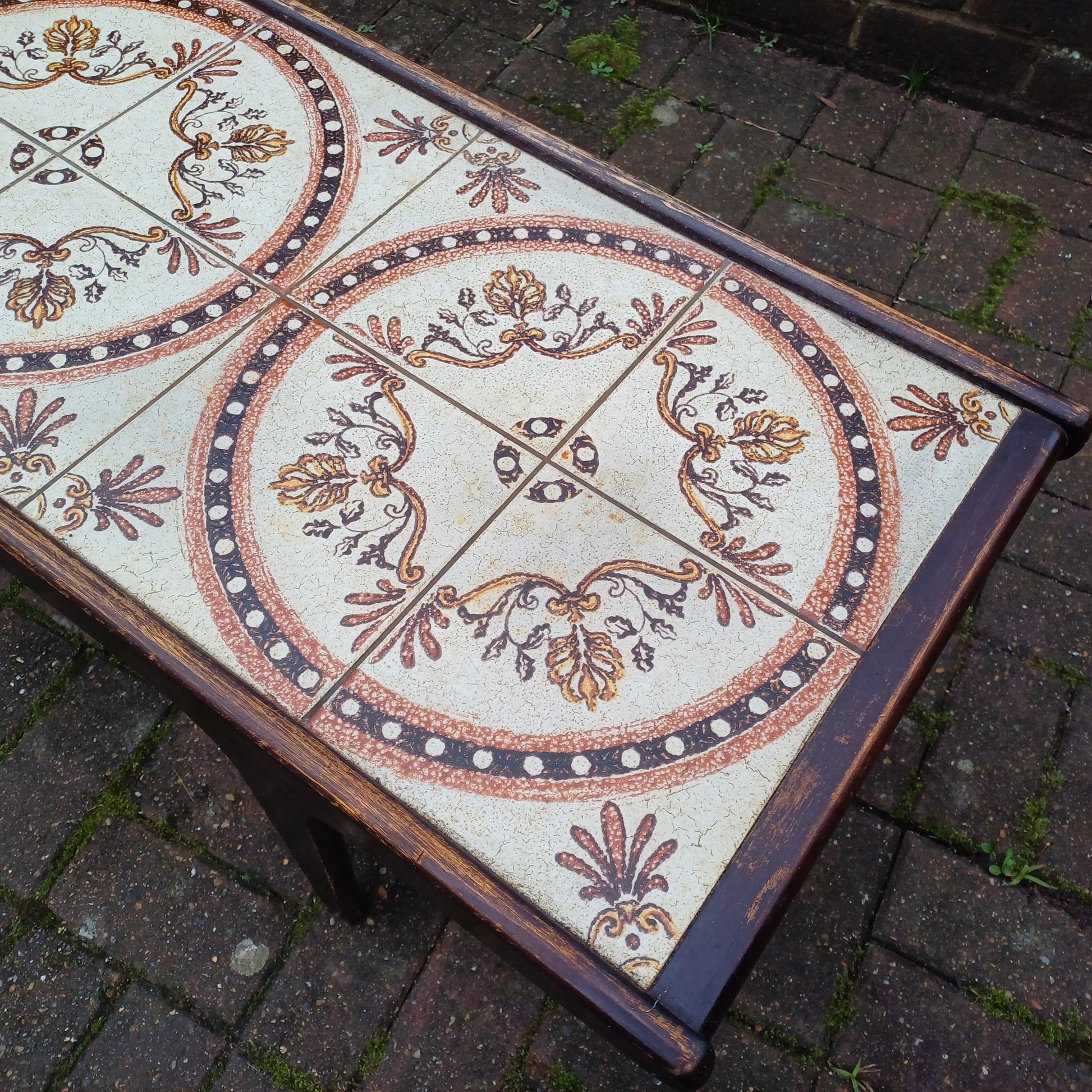 Classic 70s Vintage Retro Mid Century Tile Top Coffee Table FREE,HAND Delivery