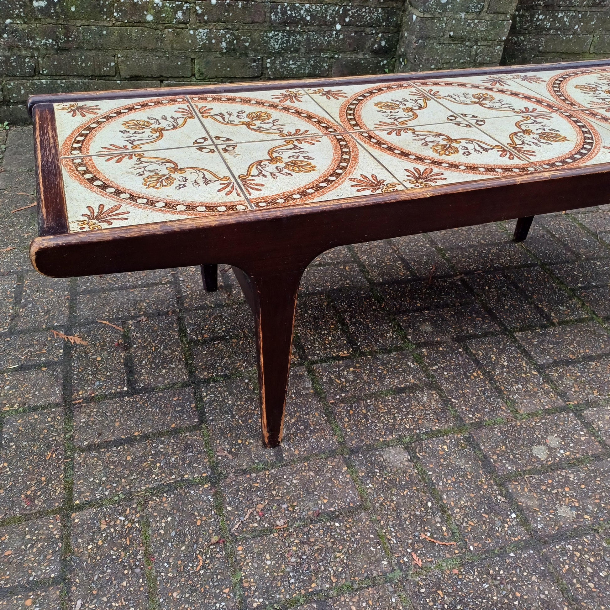 Classic 70s Vintage Retro Mid Century Tile Top Coffee Table FREE,HAND Delivery