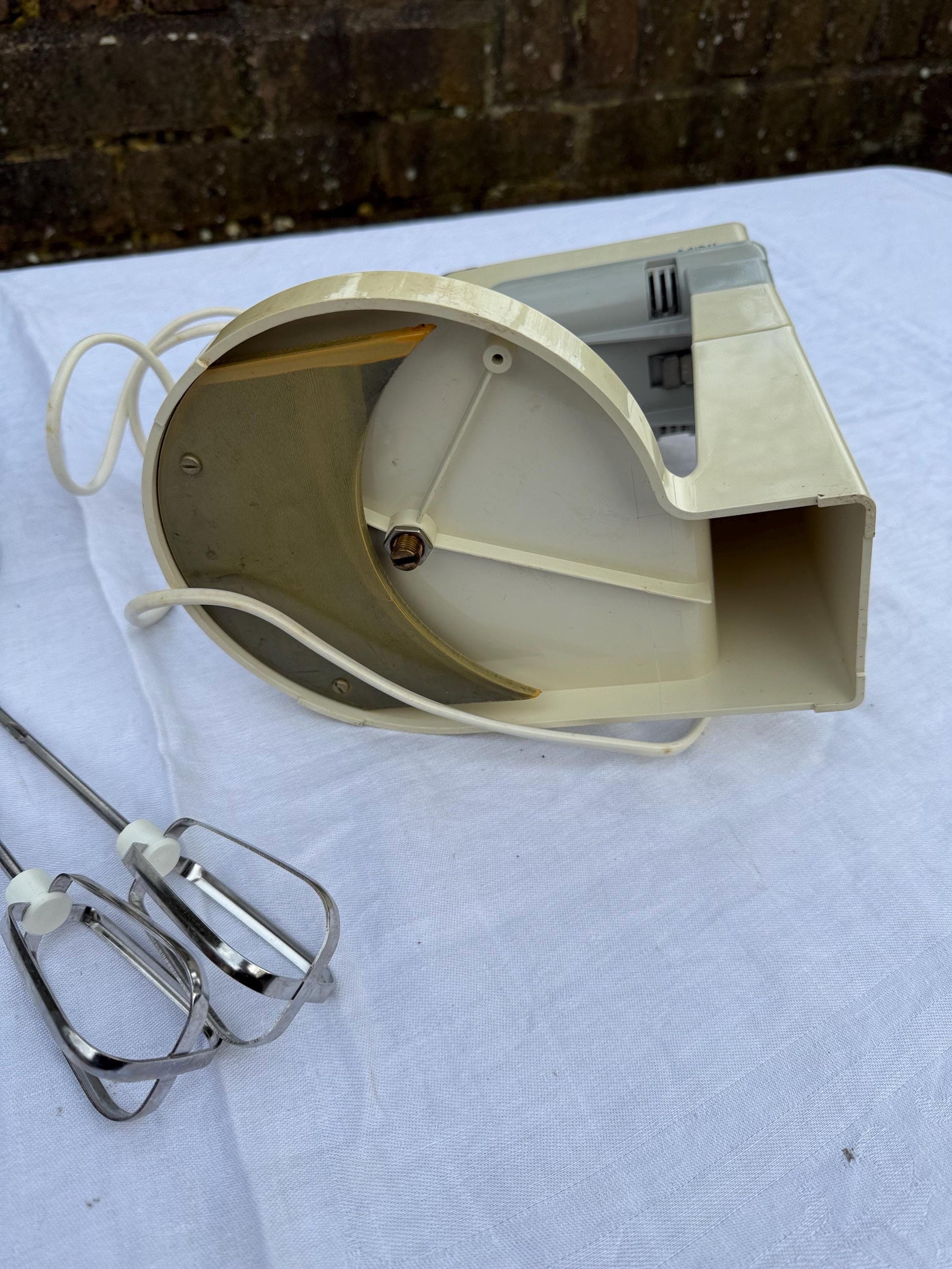 1960s Kenwood Mixer in Original Box - Kenwood Mini 351 mixer, intact and box with guide, retro kitchen appliance