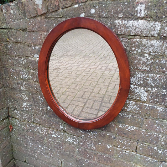 Vintage Early 20th Century Mahogany Wall Mirror. Glass and Frame Both in great Condition