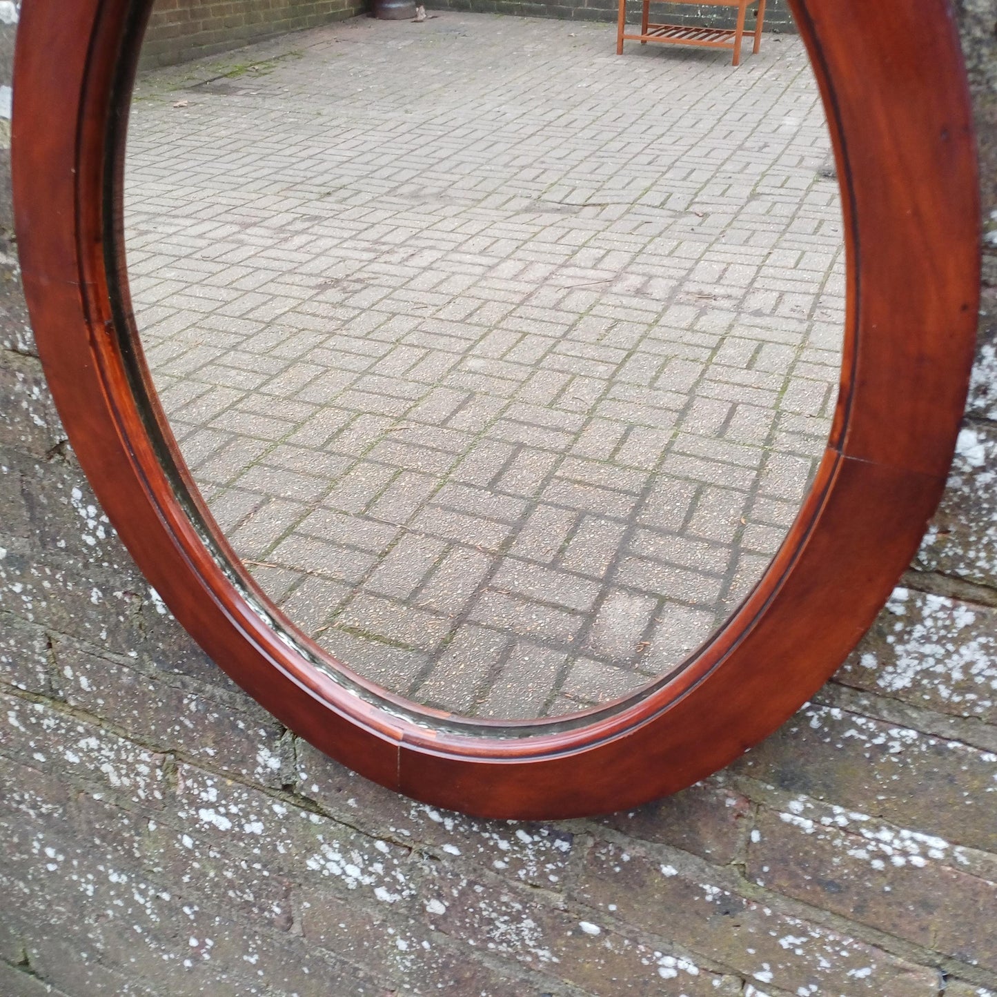 Vintage Early 20th Century Mahogany Wall Mirror. Glass and Frame Both in great Condition