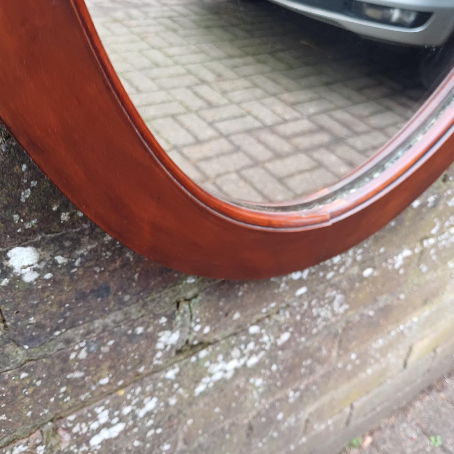 Vintage Early 20th Century Mahogany Wall Mirror. Glass and Frame Both in great Condition