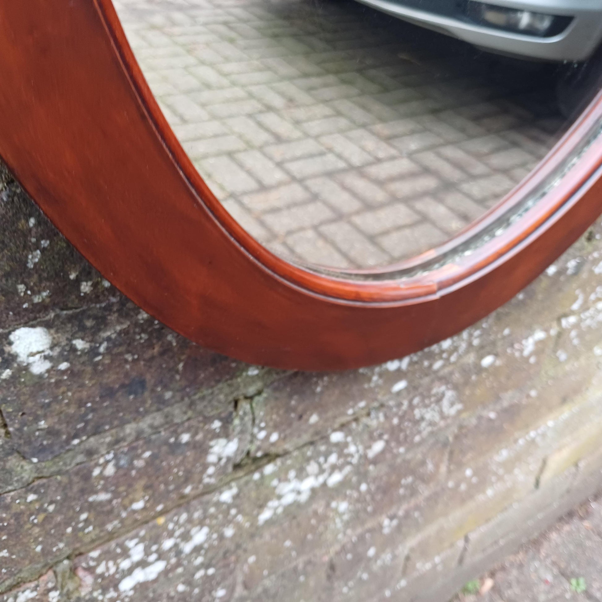 Vintage Early 20th Century Mahogany Wall Mirror. Glass and Frame Both in great Condition