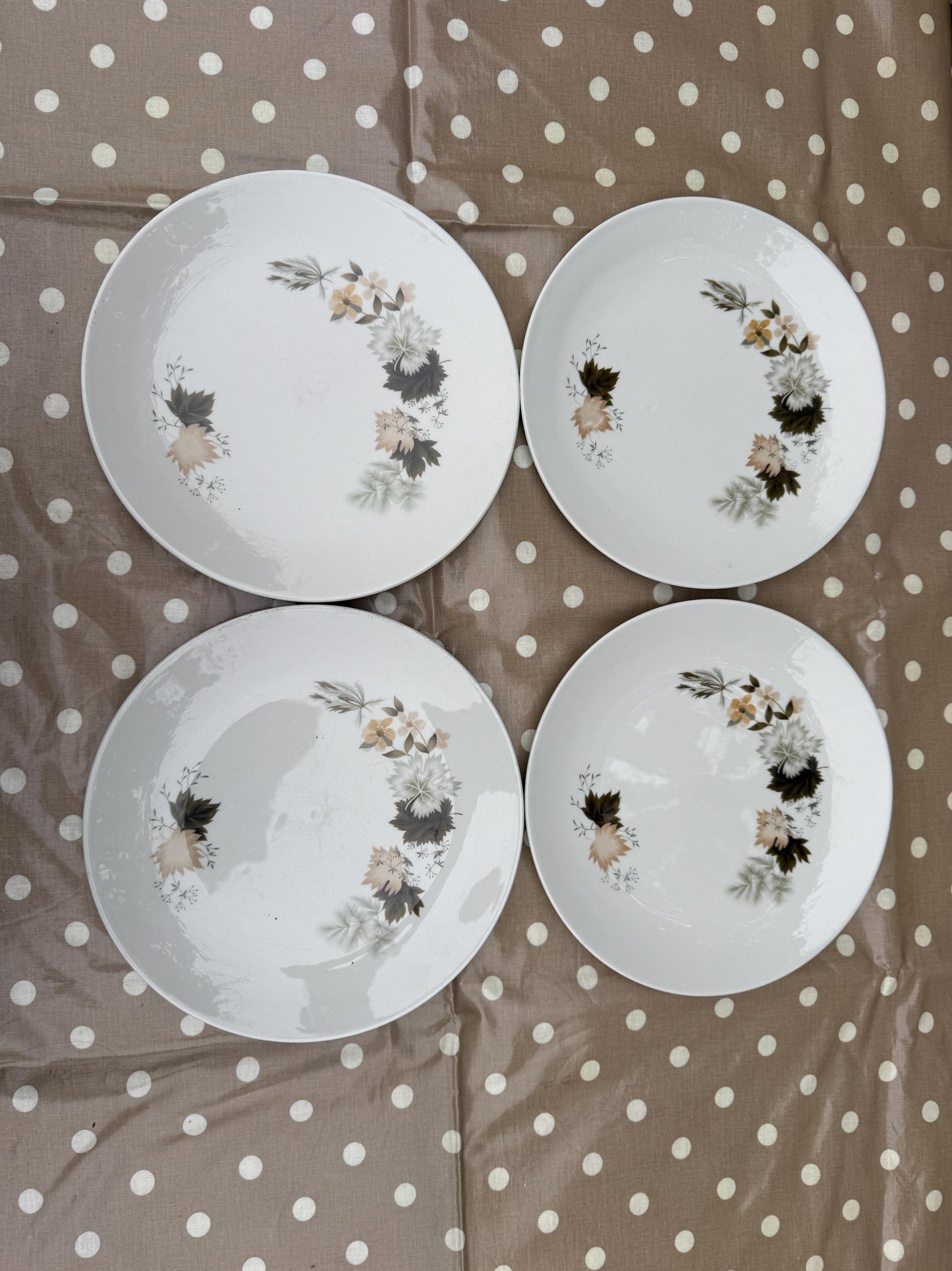 19 Piece Vintage Royal Doulton ‘Westwood’ Bone China - Part Dinner Service - Autumn Leaves