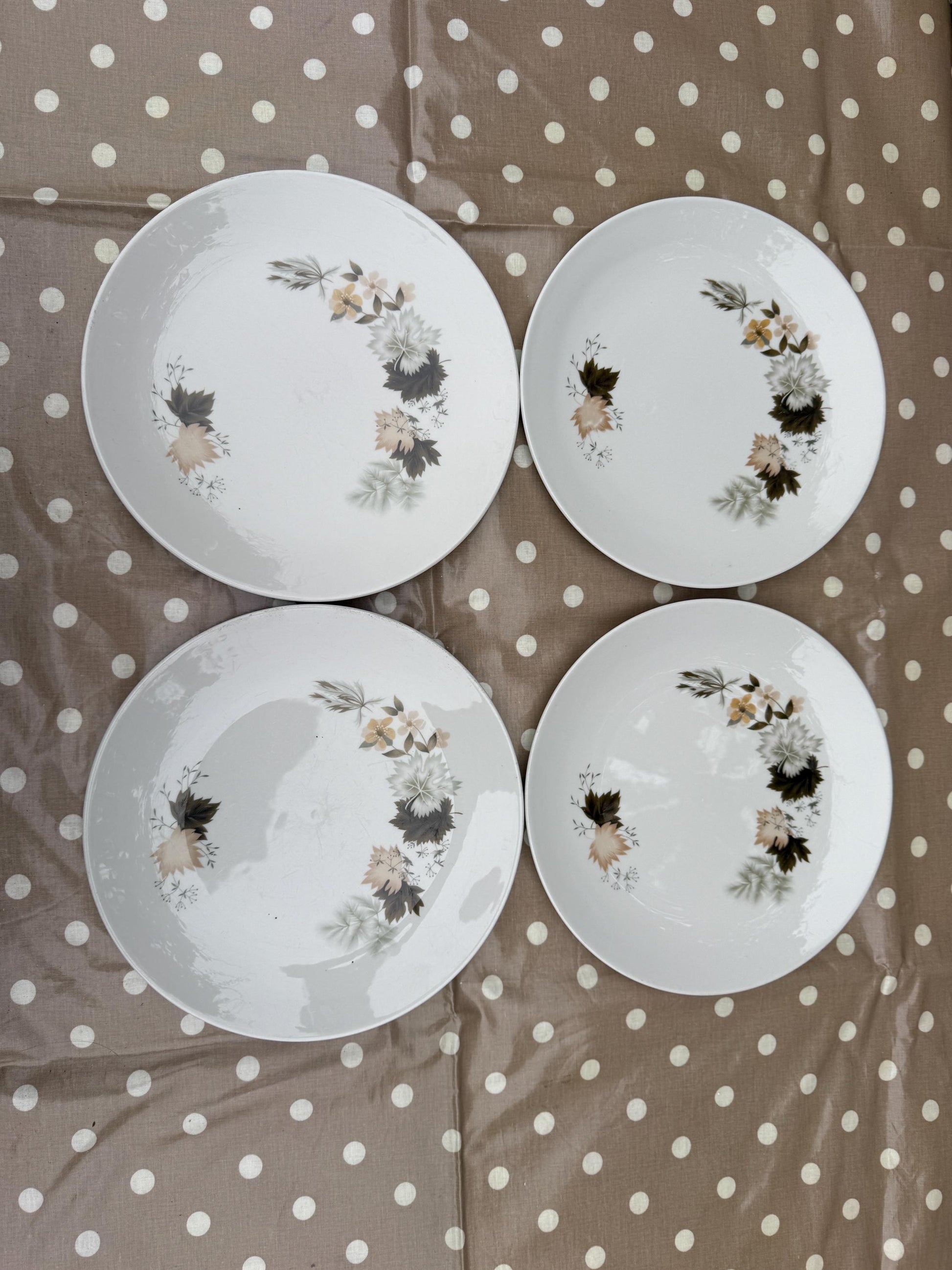 19 Piece Vintage Royal Doulton ‘Westwood’ Bone China - Part Dinner Service - Autumn Leaves