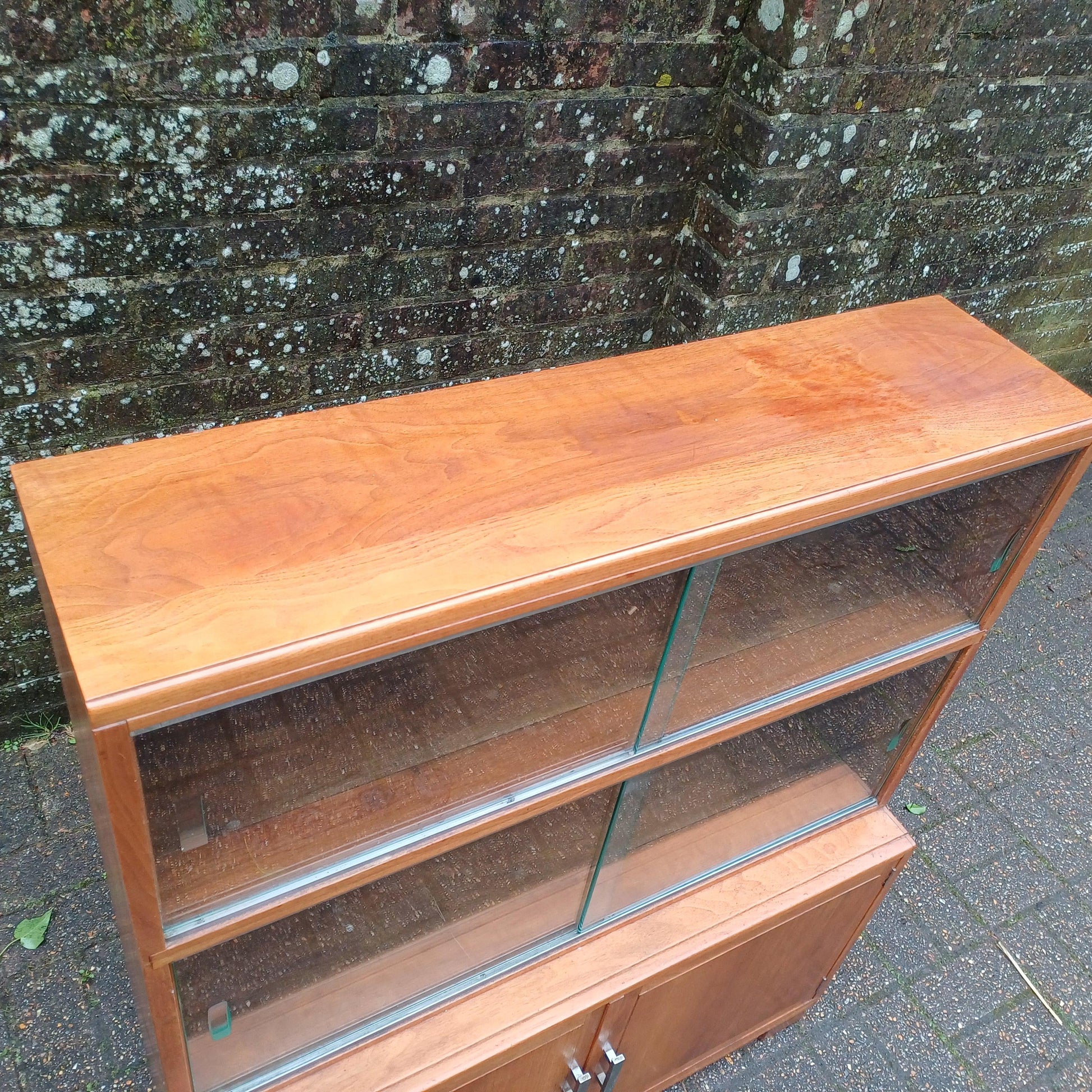 Classic Vintage Retro Minty Bookcase Cupboard Mid Century Living Room Decor FREE HAND Delivery.