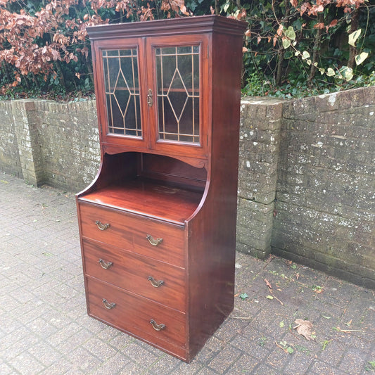 Vintage Victorian Decorative Dresser Chest of Drawers FREEHAND Delivery Former Antique Compactum Section