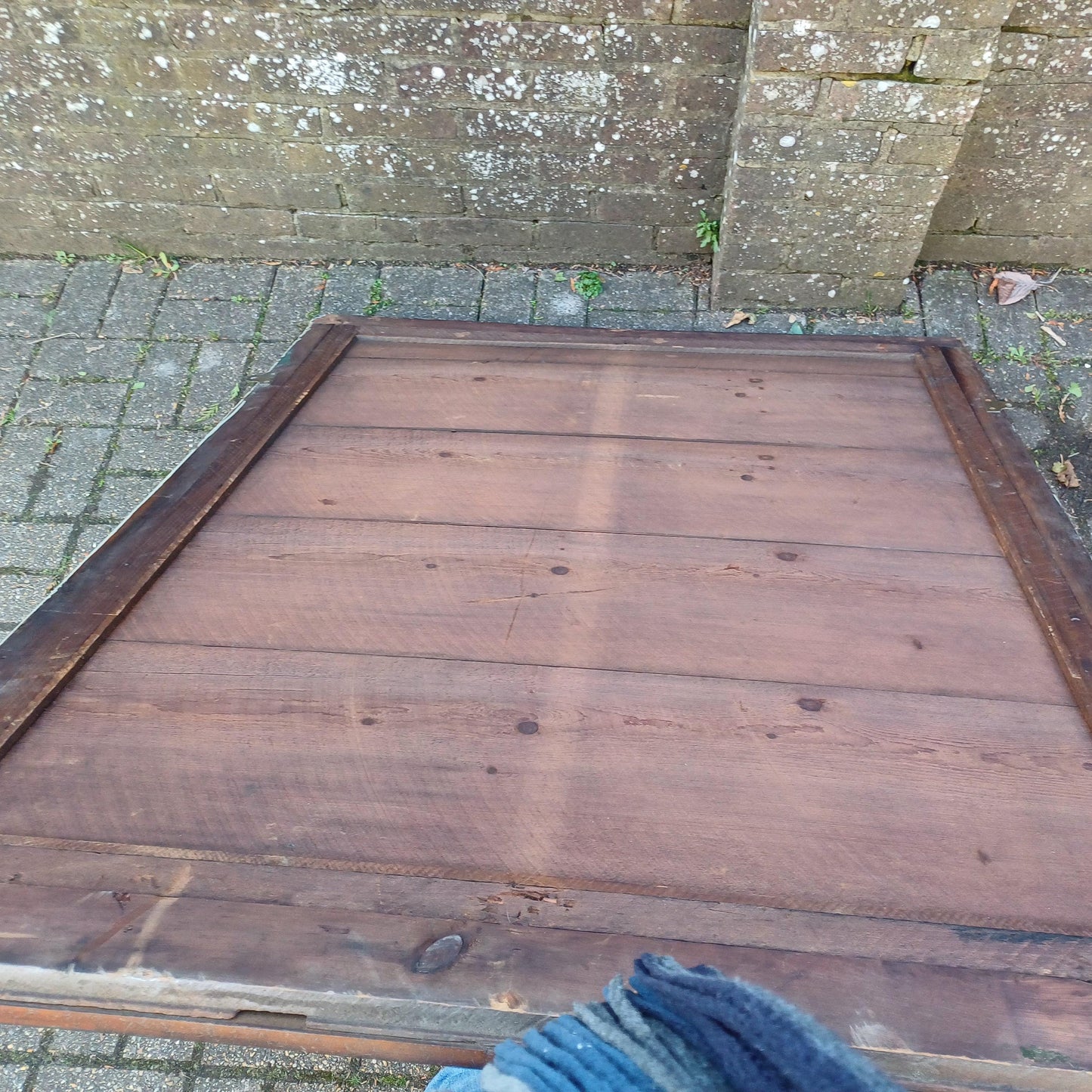 Huge Imposing Vintage Antique Late Victorian Wall Mirror or Over Mantel 144 x 119 cm FREE HAND Delivery