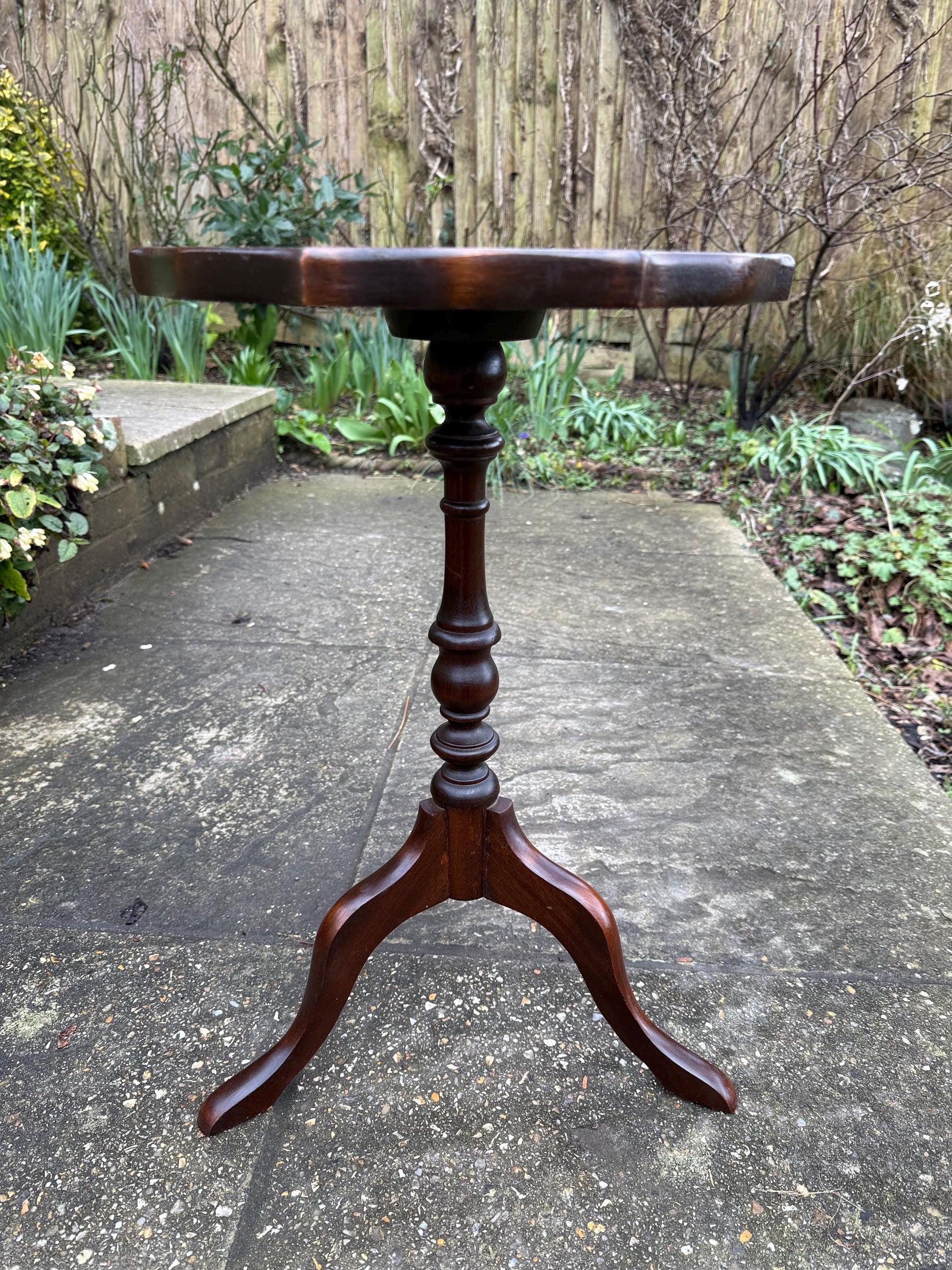 Classic Vintage Wine Table or Lamp Table (end table, coffee table), vintage wooden wine table