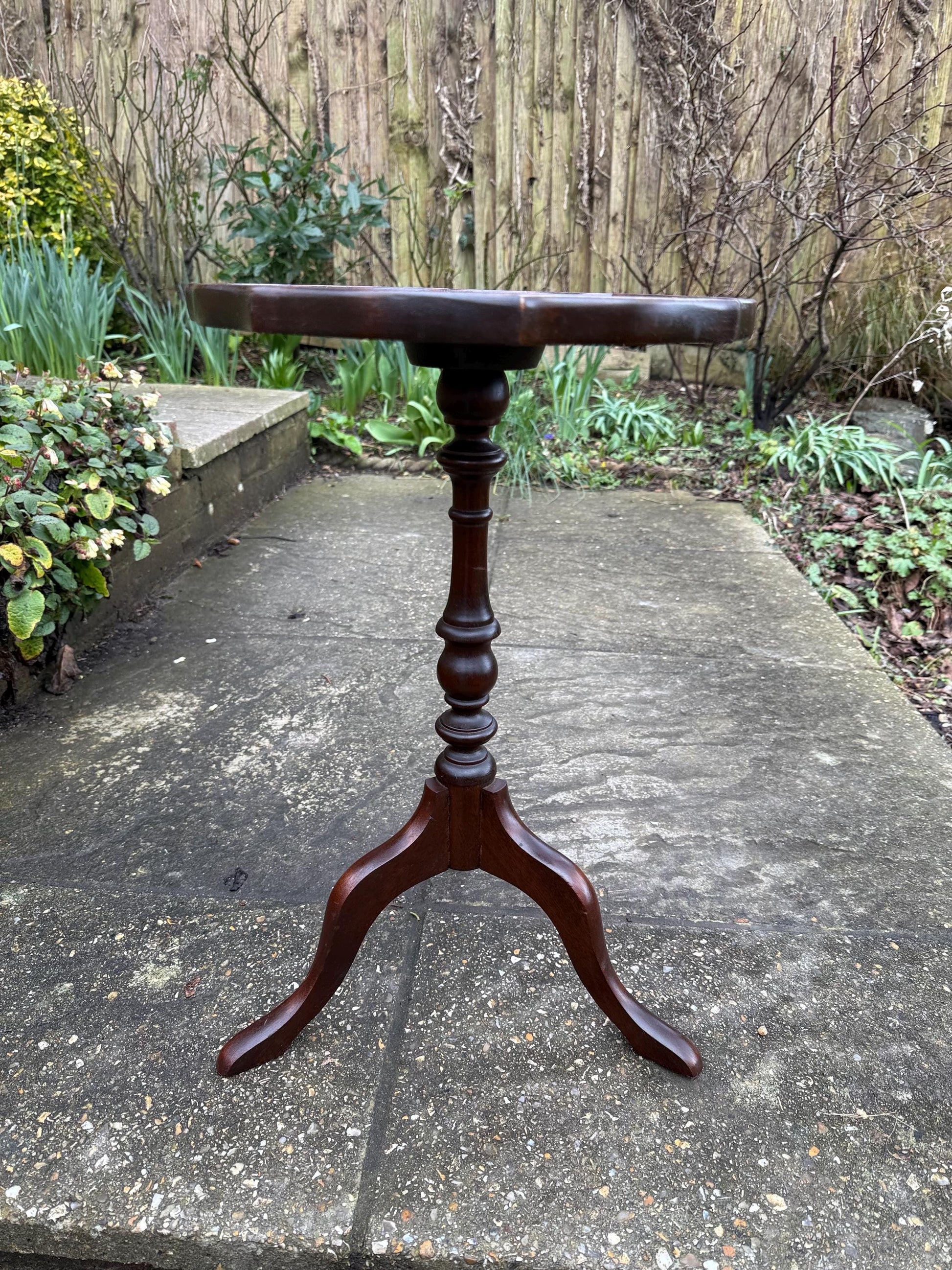 Classic Vintage Wine Table or Lamp Table (end table, coffee table), vintage wooden wine table
