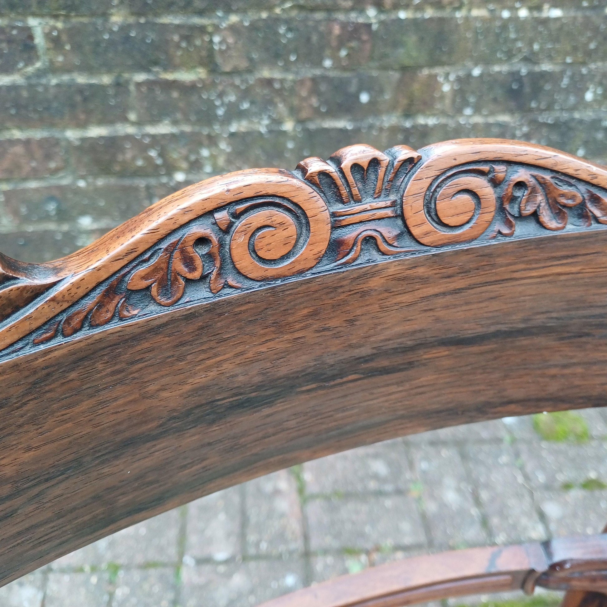 Outstanding Pair of High Quality Vintage Upholstered Dining or Occasional Chairs FREE HAND Delivery