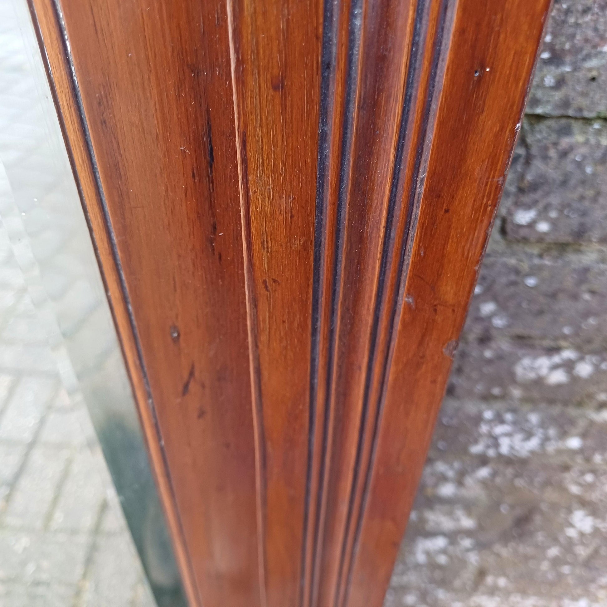 Huge Imposing Vintage Antique Late Victorian Wall Mirror or Over Mantel 144 x 119 cm FREE HAND Delivery