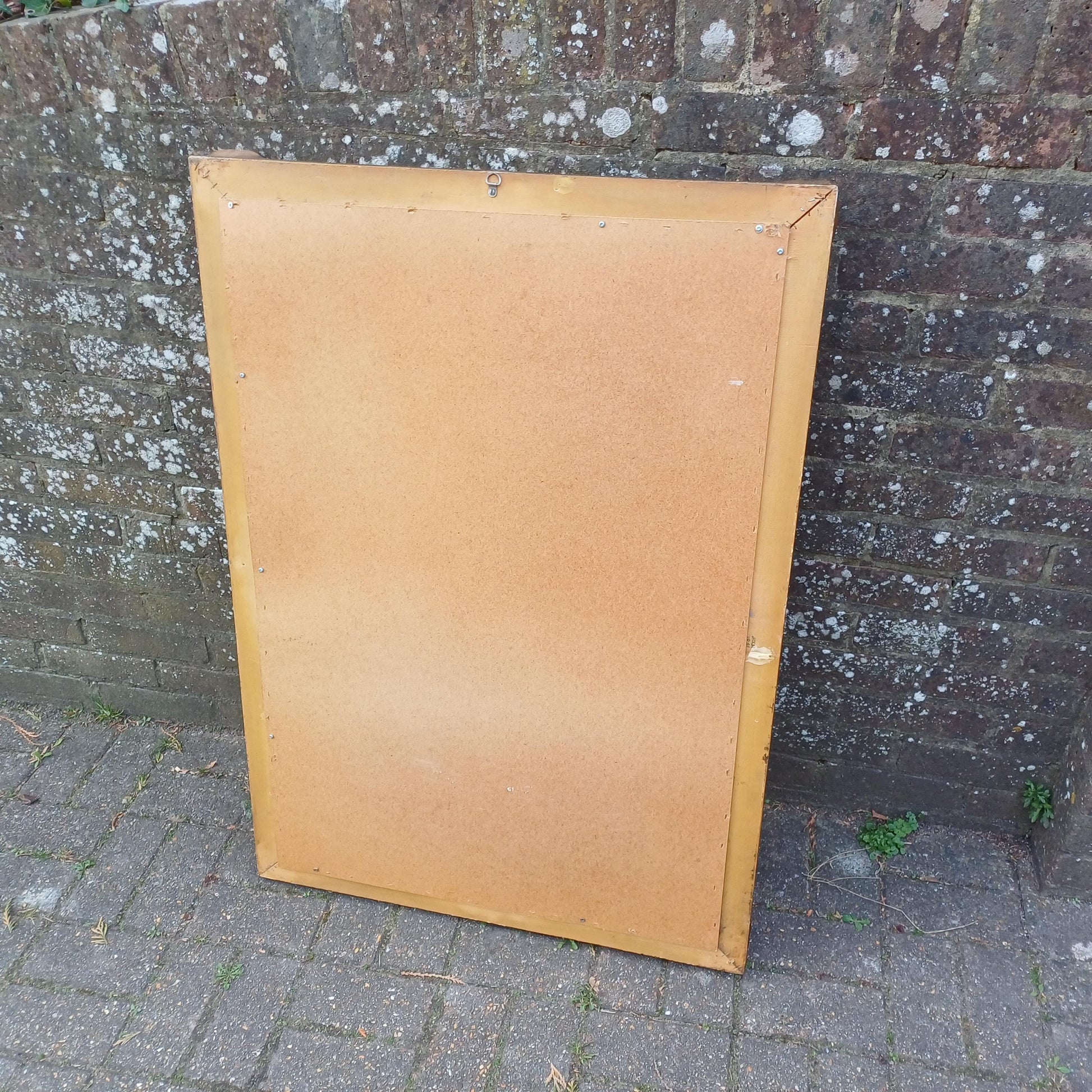 Huge Vintage 80s French Louis XV-Style Wall Mirror Ornate Gilt Frame, Bevelled Glass Panels FREE HAND Delivery