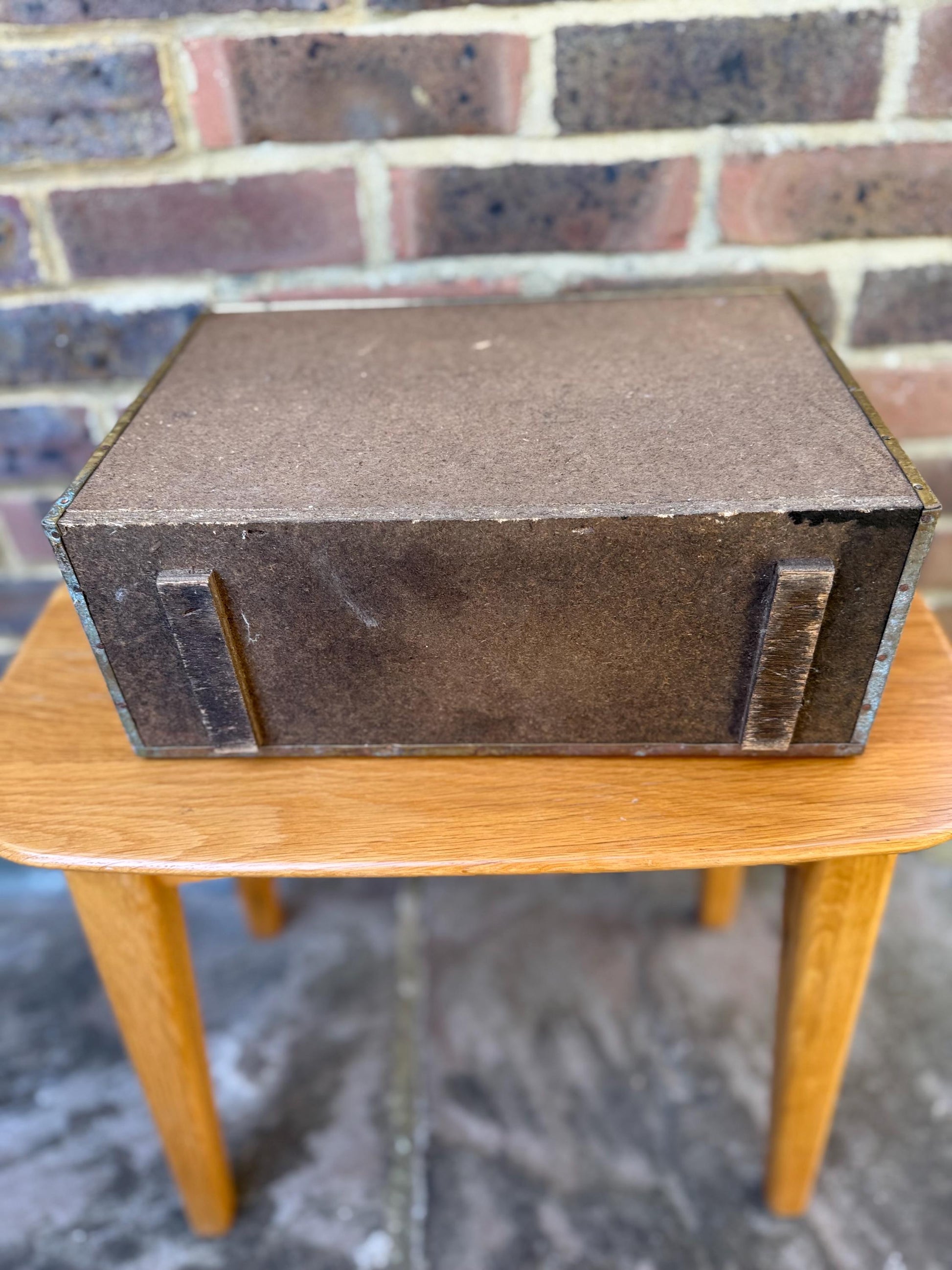 Vintage Mid-Century Brass Medieval Style Magazine Rack – Medieval Tavern Style Decor for Classic Charm