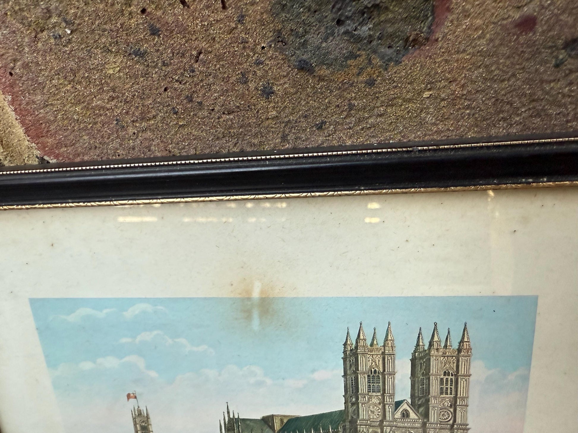 London Scenes – vintage colour aquatint prints by Havel & Sons, The Tower of London and Westminster Abbey, St Margaret’s Church, – 1800s