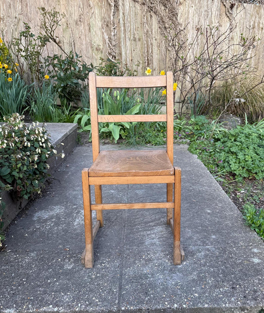 small vintage child chair. child chair. child furniture. wooden child chair, vintage furniture.