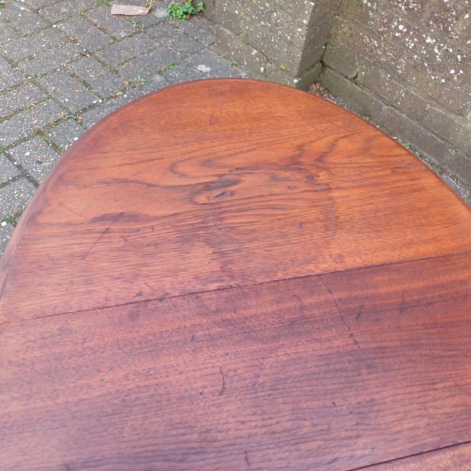 Antique Mahogany Drop-Leaf Table Victorian Style Sutherland or Pembroke Side Table