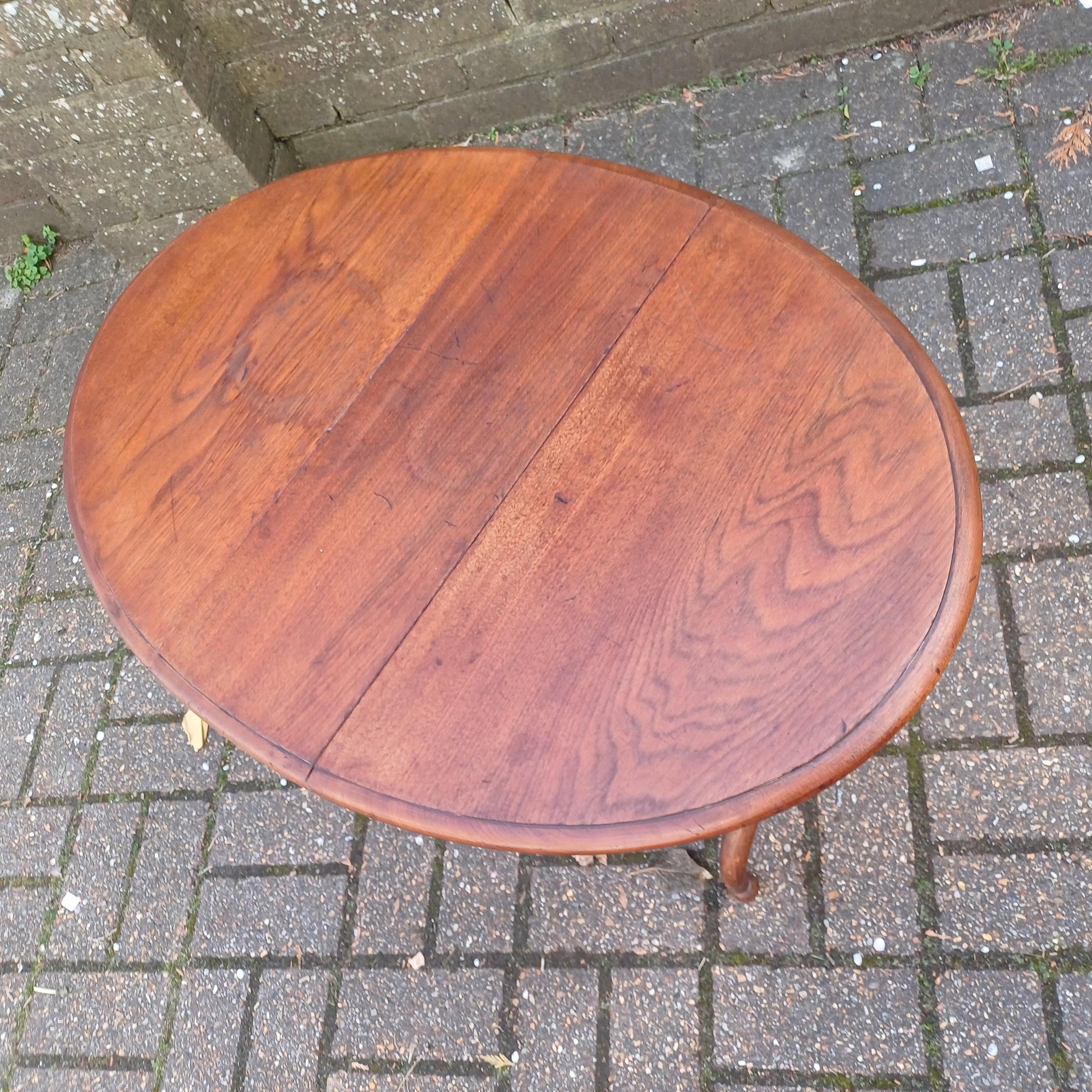 Antique Mahogany Drop-Leaf Table Victorian Style Sutherland or Pembroke Side Table