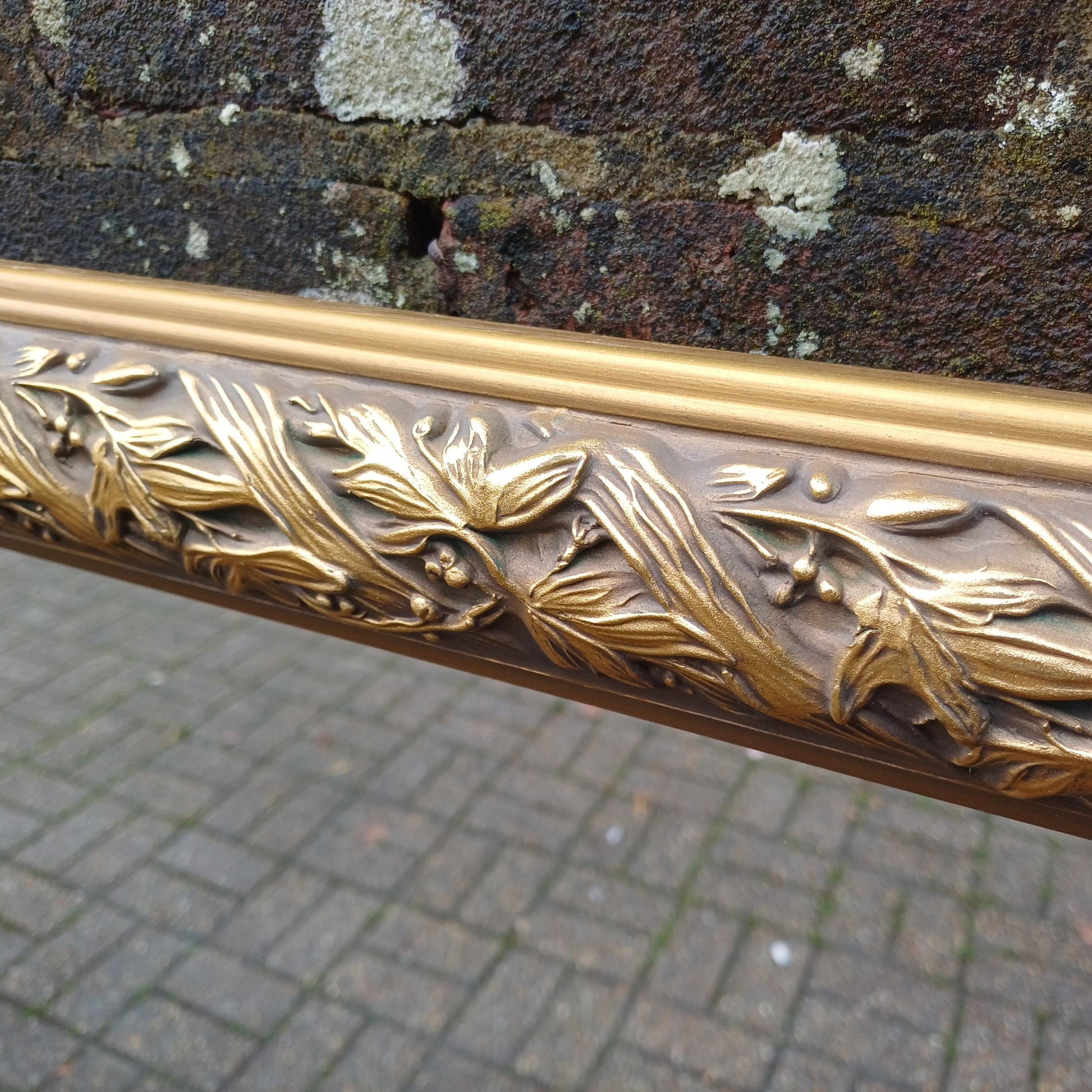 Oversized Ornate Gold Wall Mirror Rococo Revival Style Large Vintage Mirror Intricate Floral Frame Statement Home Decor FREE HAND Delivery