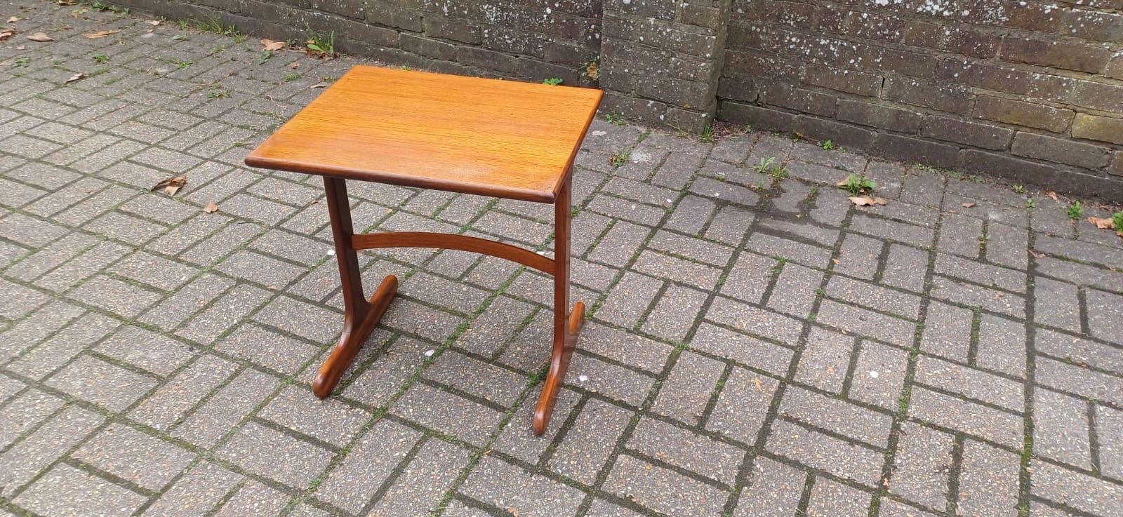 Retro vintage Danish G Plan style occasional table, vintage side table, teak side table
