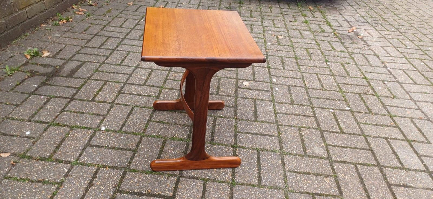 Retro vintage Danish G Plan style occasional table, vintage side table, teak side table