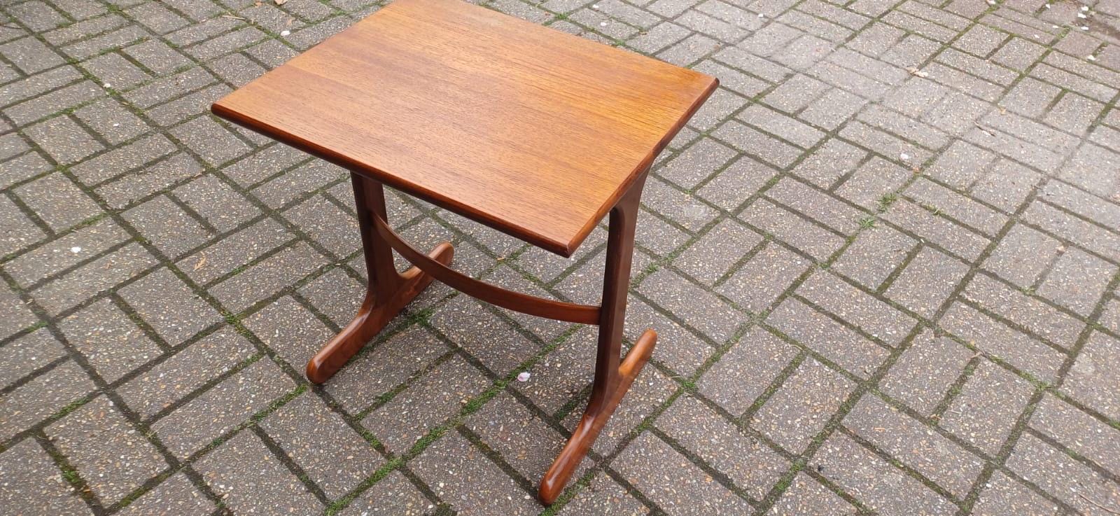 Retro vintage Danish G Plan style occasional table, vintage side table, teak side table