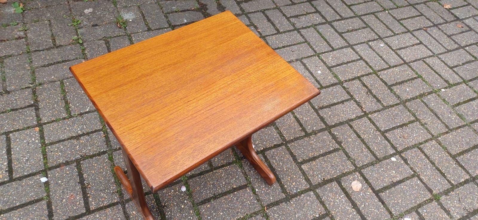 Retro vintage Danish G Plan style occasional table, vintage side table, teak side table