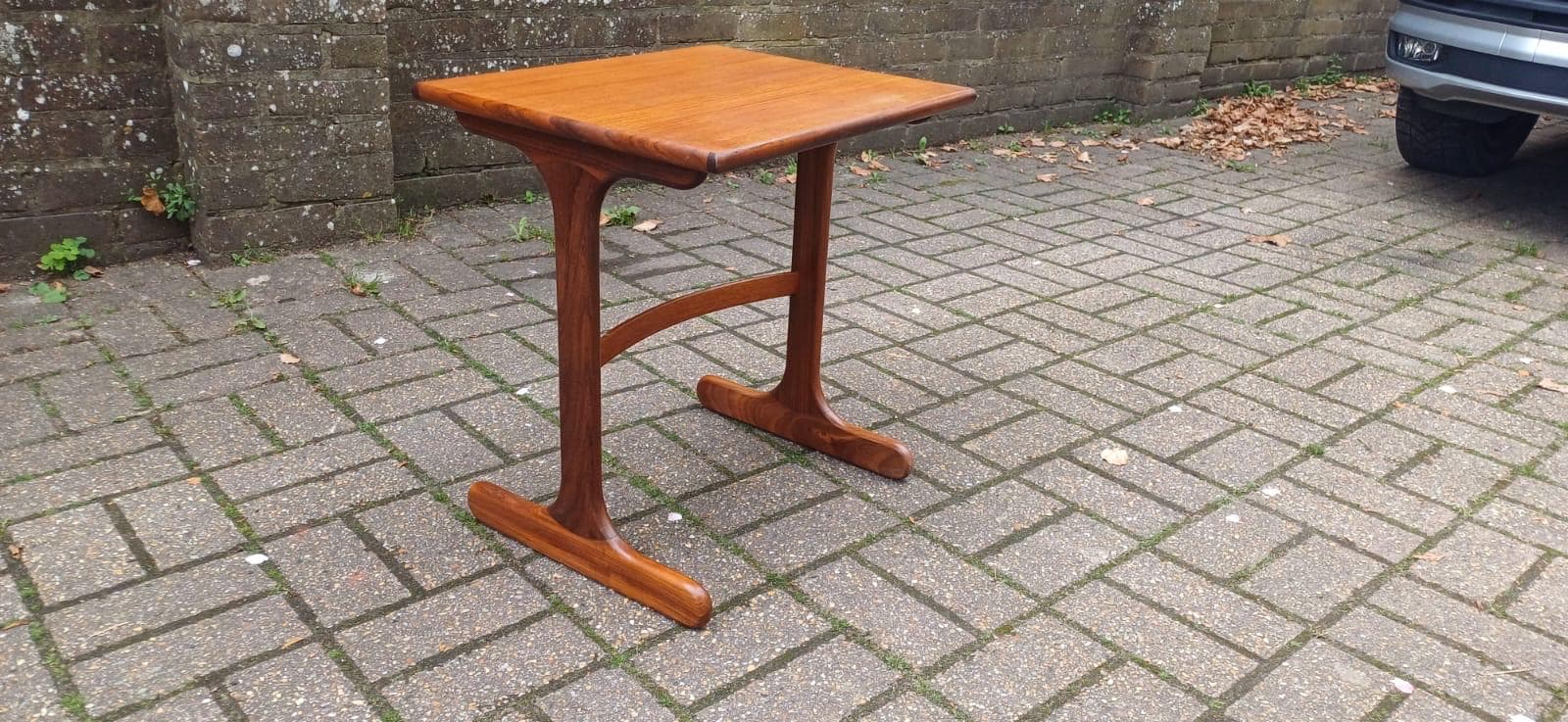 Retro vintage Danish G Plan style occasional table, vintage side table, teak side table