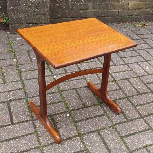 Retro vintage Danish G Plan style occasional table, vintage side table, teak side table