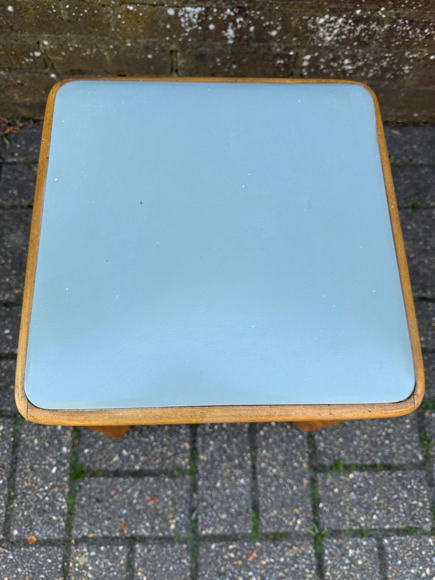 Mid-century retro Ben Chair Ltd Scandi influenced small vintage stool - Ben Chair Stoe stool, retro stool