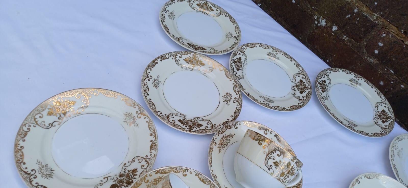 Exquisite Vintage RC Noritake Japanese Tea Set, Hand-Painted Porcelain Tea Set, Royal Crockery Noritake – Circa 1950s