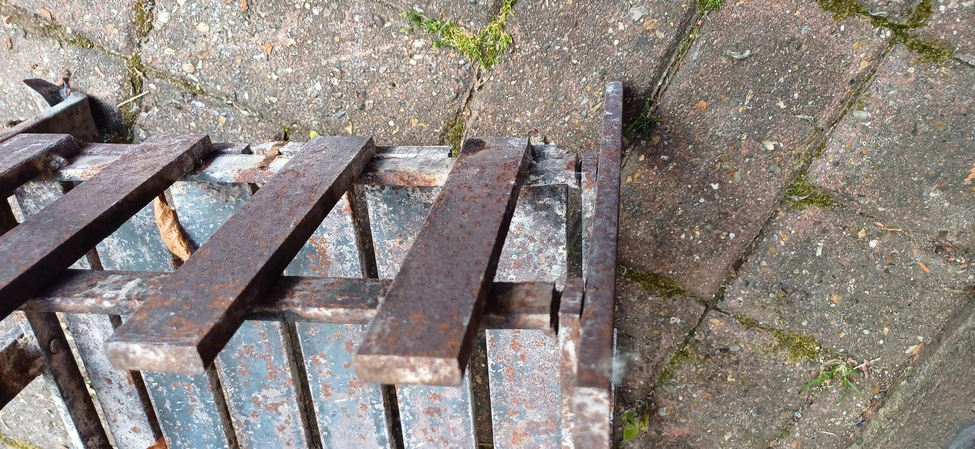 Very Large Antique Cast Iron Fire Grate English Hearth Basket Rustic Fireplace Insert Vintage Iron Fire Basket FREE HAND Delivery