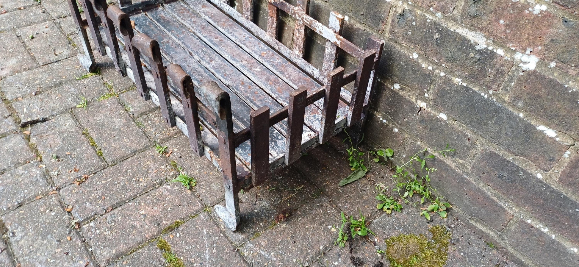 Very Large Antique Cast Iron Fire Grate English Hearth Basket Rustic Fireplace Insert Vintage Iron Fire Basket FREE HAND Delivery