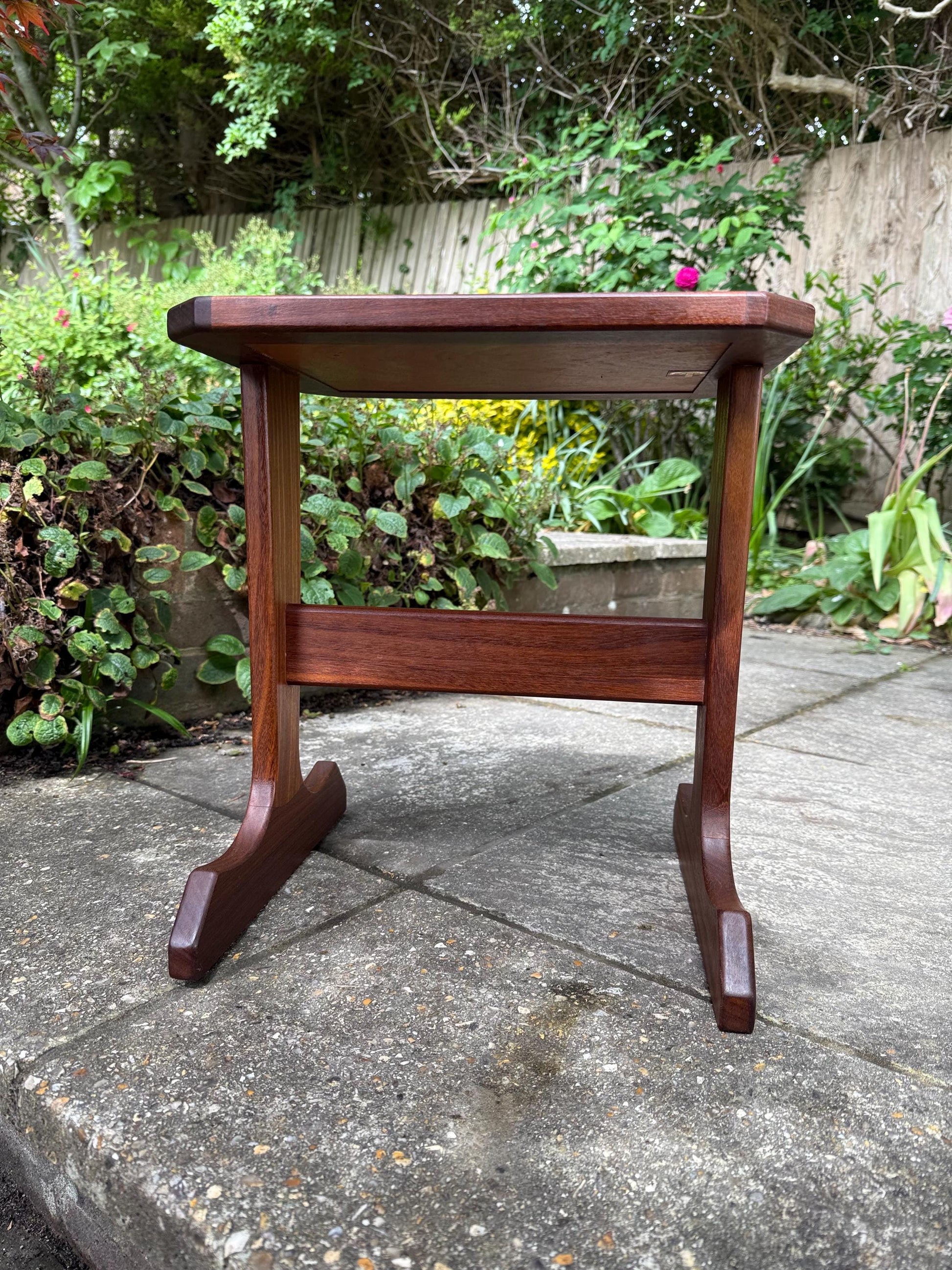 Authentic Small Retro vintage G Plan occasional table with perfect tiled top, vintage side table, lamp table - small size
