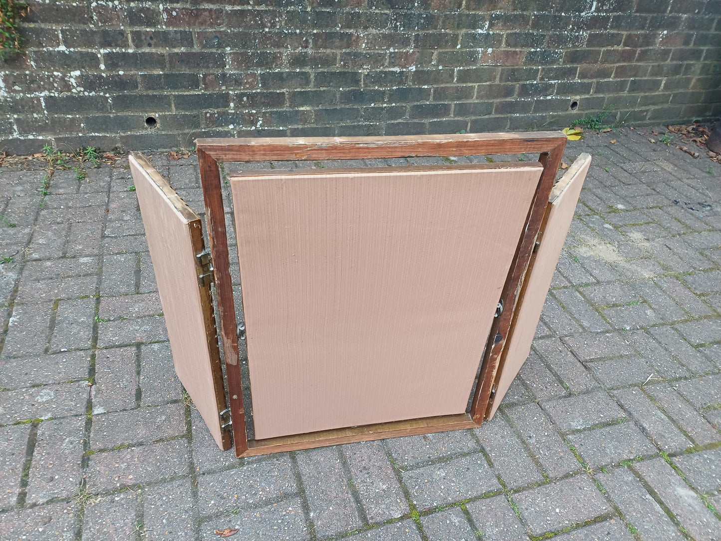 Absolutely Massive High End Vintage Late Victorian Gold Gilt Triple Folding Vanity Dressing Table Mirror Ornate Frame FREE HAND Delivery