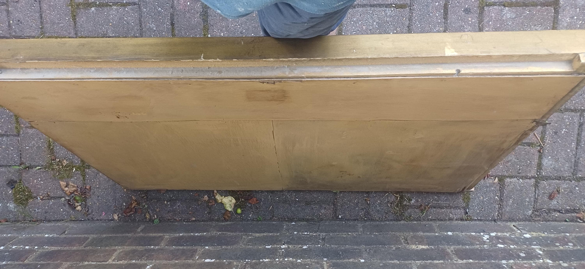 Large Antique Gilt Overmantel Mirror Vintage Regency Style Gold Painted Fireplace Mirror Wall Mirror FREE HAND Delivery 115 x 70cm