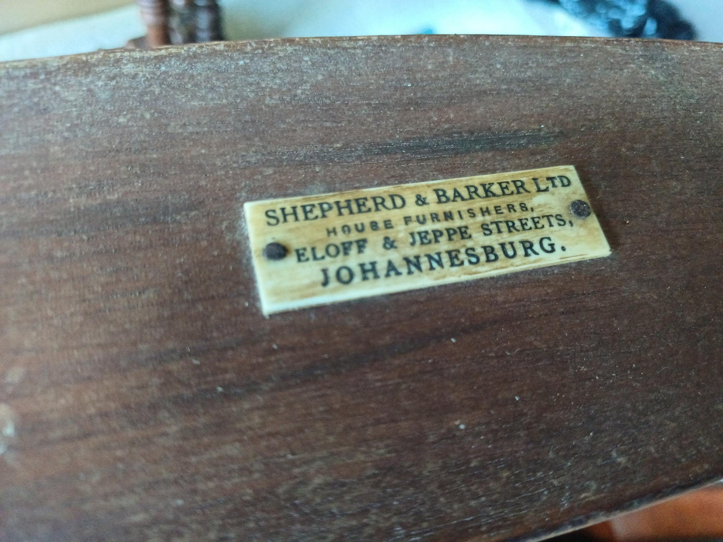Vintage Mahogany Sutherland Table c1900 Drop Leaf Cabriole Legs Oak Mechanism Space Saver Antique Export Piece Johannesburg