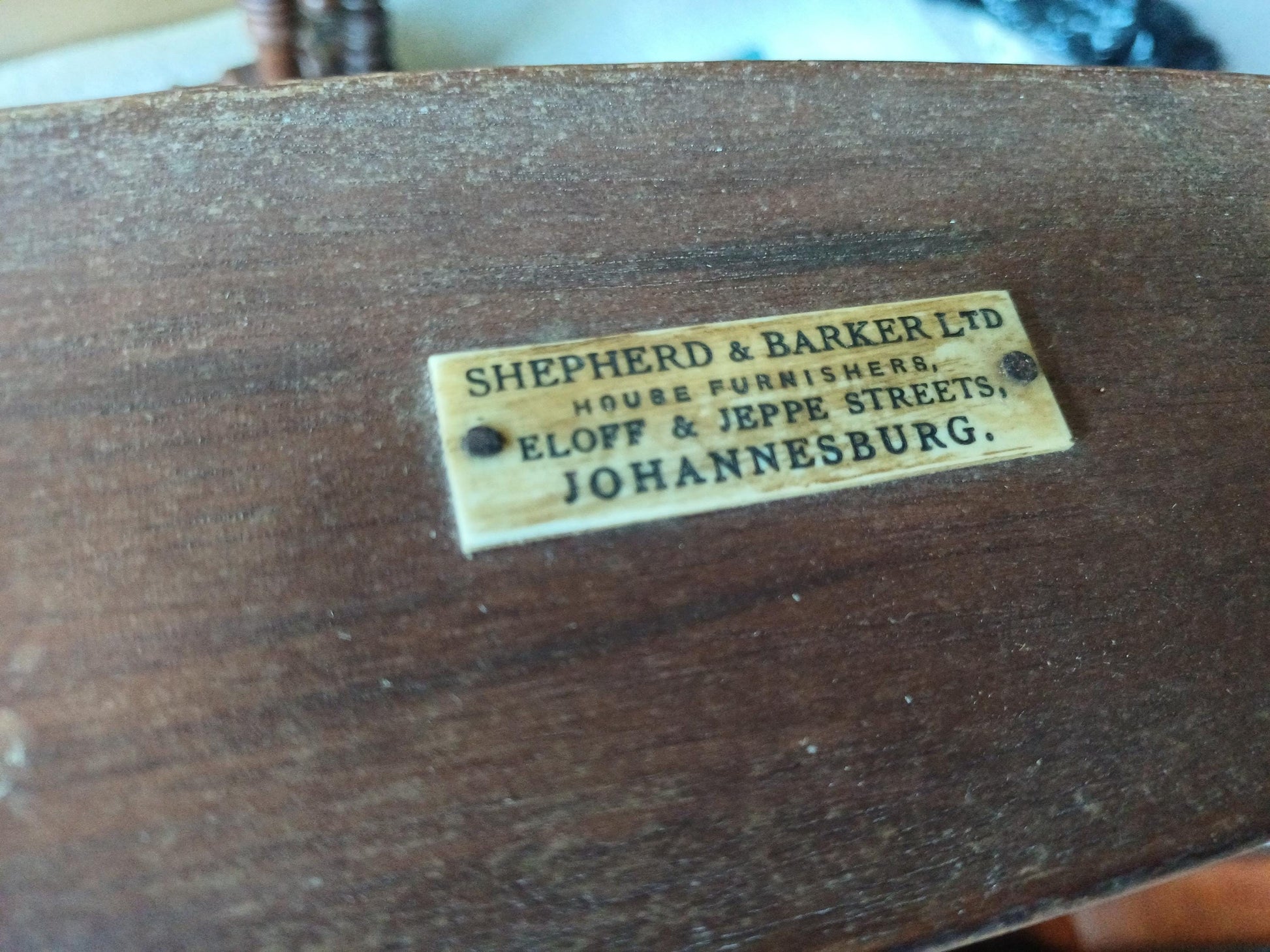Vintage Mahogany Sutherland Table c1900 Drop Leaf Cabriole Legs Oak Mechanism Space Saver Antique Export Piece Johannesburg