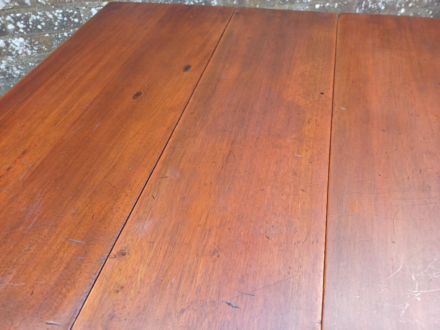 Vintage Mahogany Sutherland Table c1900 Drop Leaf Cabriole Legs Oak Mechanism Space Saver Antique Export Piece Johannesburg